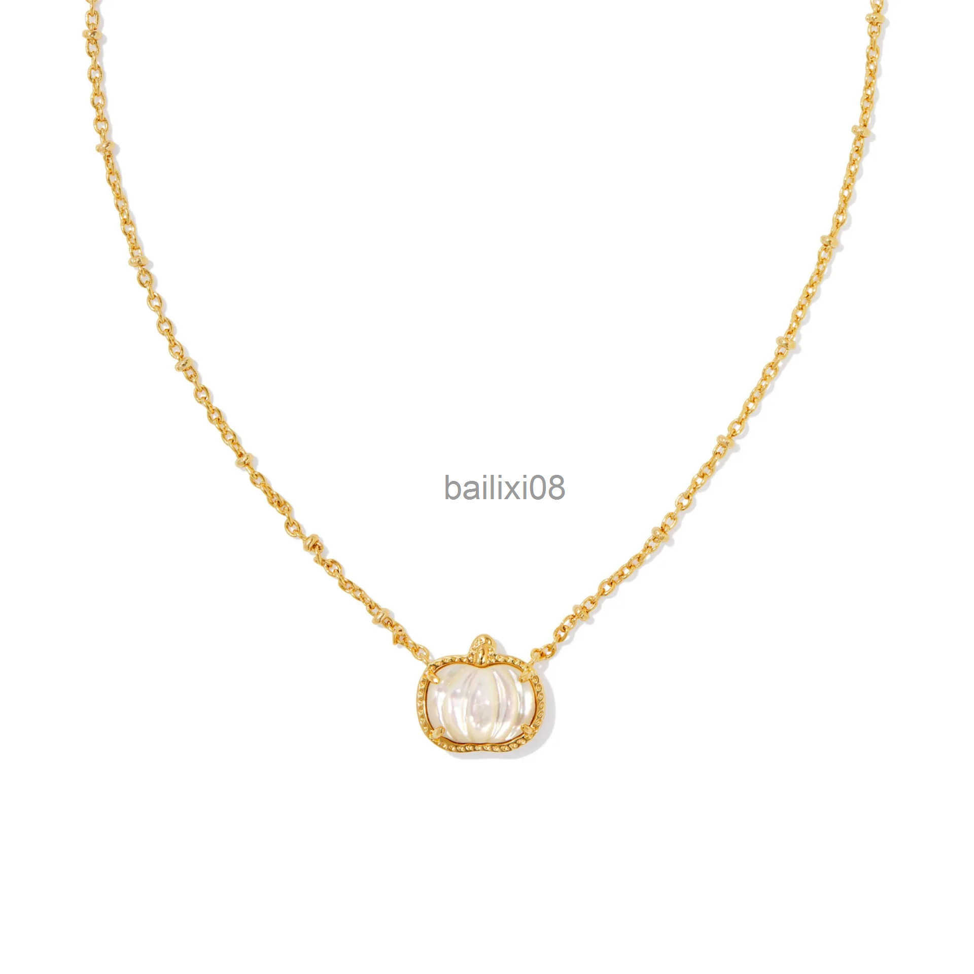 YEEVAA Halloween Ivory Mother of Pearl Pumpkin Ghost Emotion Pendant Necklace/Stud Earrings Suitable for Women Fashion Jewelry Z250617