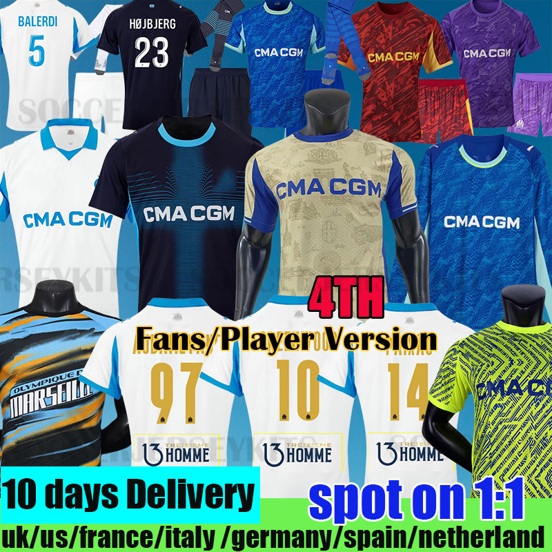 25 26 marseilL e maillot de foot mar seille GREENWOOD mar seille Soccer jersey Anniversary 4th GOUIRI OUNAHI harit 25 26 OM football shirt hommes enfants NDIAYE Mbemba