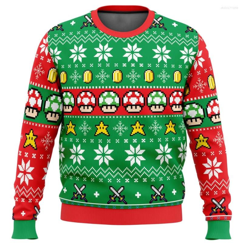 Men's Sweaters Christmas Sweater Gift Santa Claus Pullover For Men 3D Sweatshirt Top Selling Autumn And Winter Clothing Kart Ugly 2025 Year