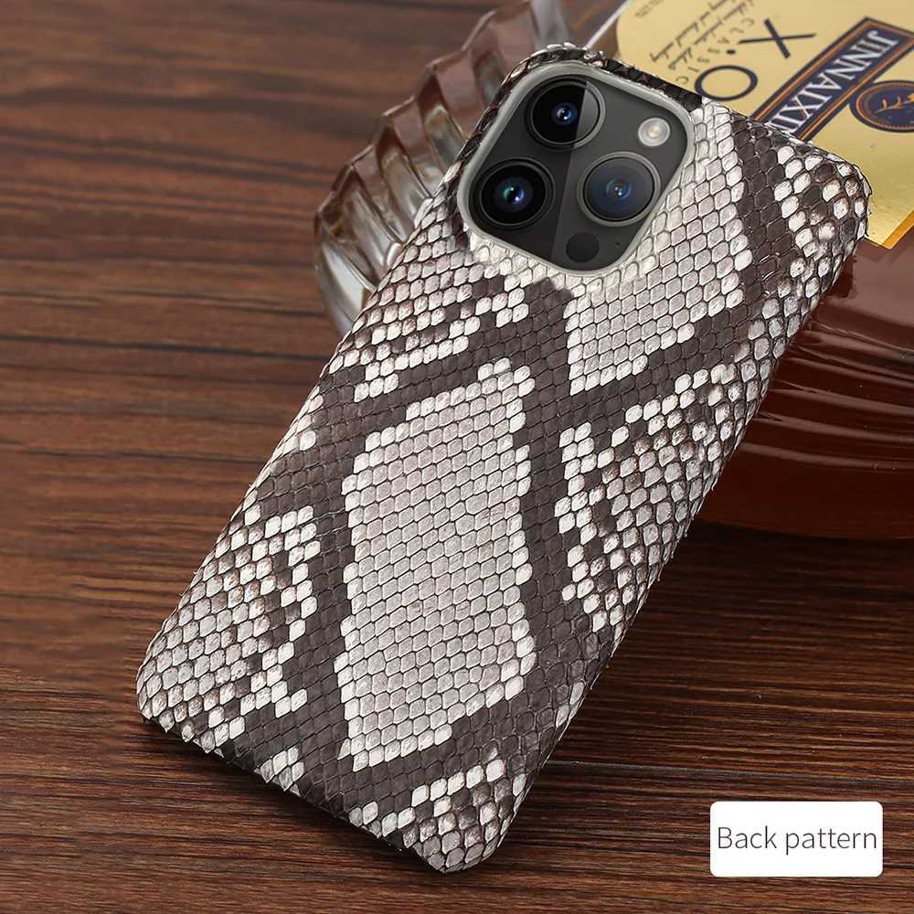 LANGSIDI 100 Genuine Python Leather Phone Case For iPhone 17 Air 16 11 12 13 14 15 Pro Max 17Pro 16Pro Luxury Back Cover J251202