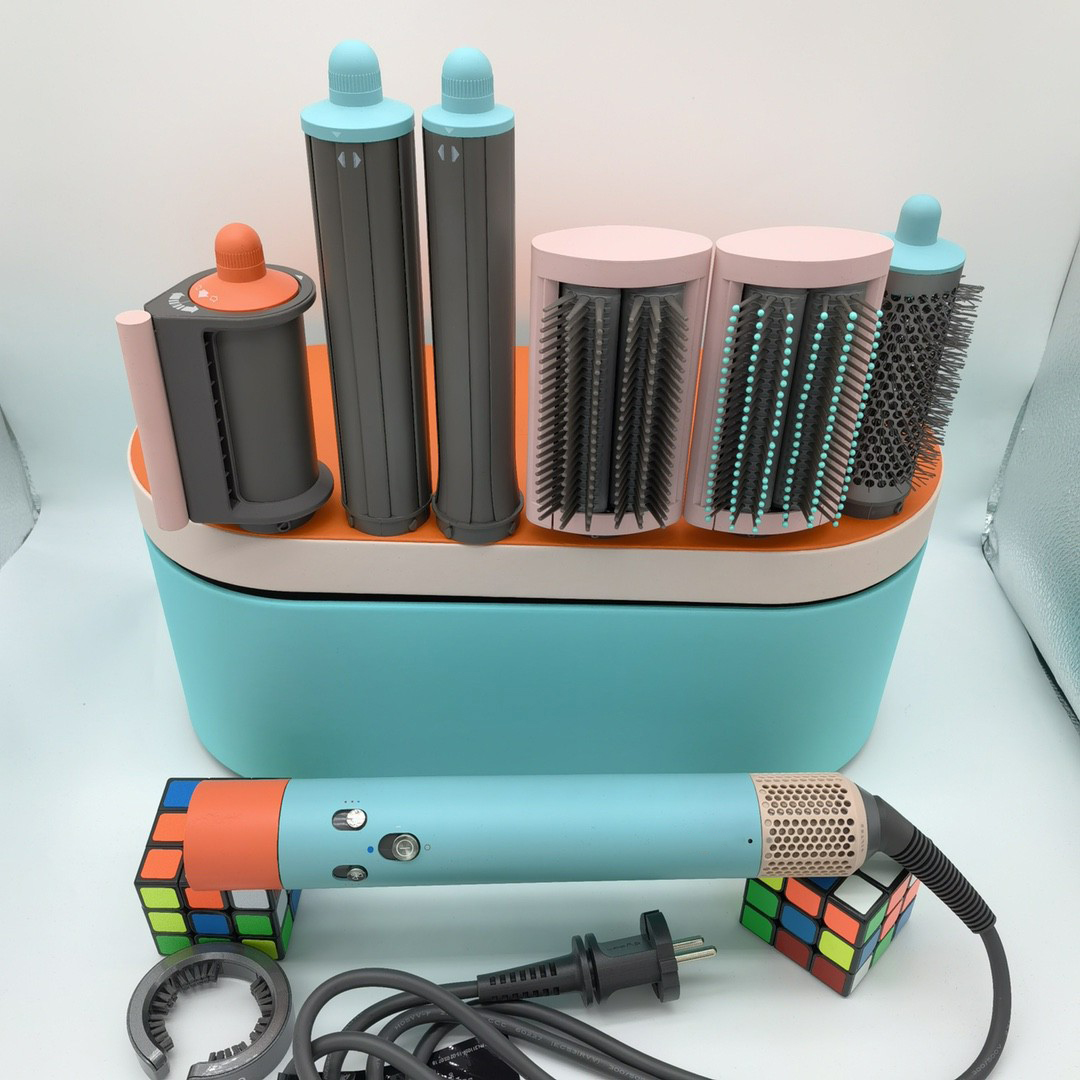 Designer Multi Function Electric Curler Professional Air Wrap Women Adjustable Temperature Tool Hair Curlers With Gift Box Negative Ion 7-In-1 Set