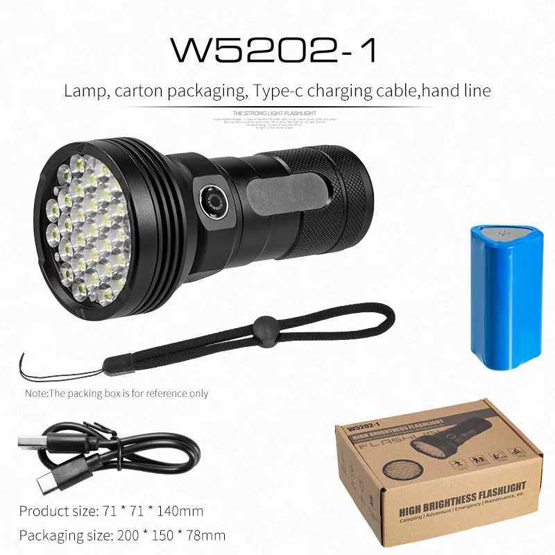 8LED/31LED/55LED High Bright Strong LED Flashlight Powerful 7500lm Tactical Torch Rechargeable Camping Fishing Hunting Lantern M251117