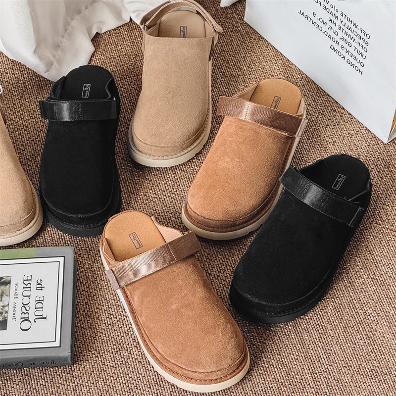 designer Slippers 2025 Hot Comfortable Thicker Bottom Loop Lace Slippers for Relaxation Windproof in winter Universal for all seasons Women Man Size 3