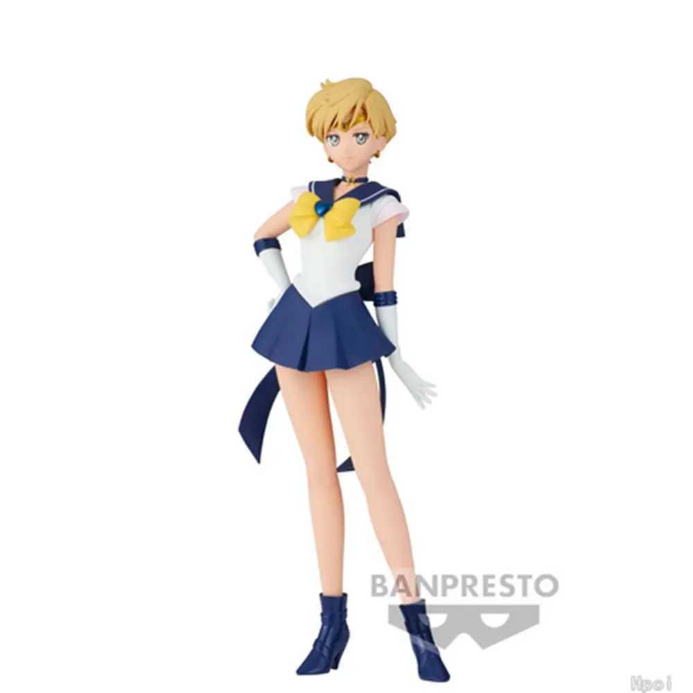 23CM Anime Sailor Moon Figure Pluto Moment Tu Mengying Neptune Man Haruka Tennou anime model toys Action figures Gift Doll PV C251117