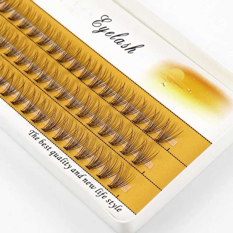 1 Box/60 Bunches Mink Eyelashes Natural 3D Russian Individual Eyelash extension 10D Eyelash cluster Makeup Tool Lashes WholesaleT251117