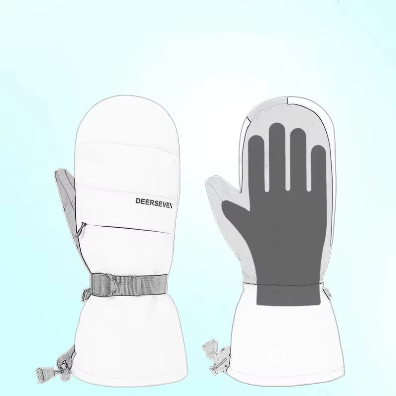 Winter Men Women Ski Mittens Windproof Warm Waterproof Touch-Screen Fleece Non-slip Snowboard Snowmobile Cycling Skiing Gloves 251114