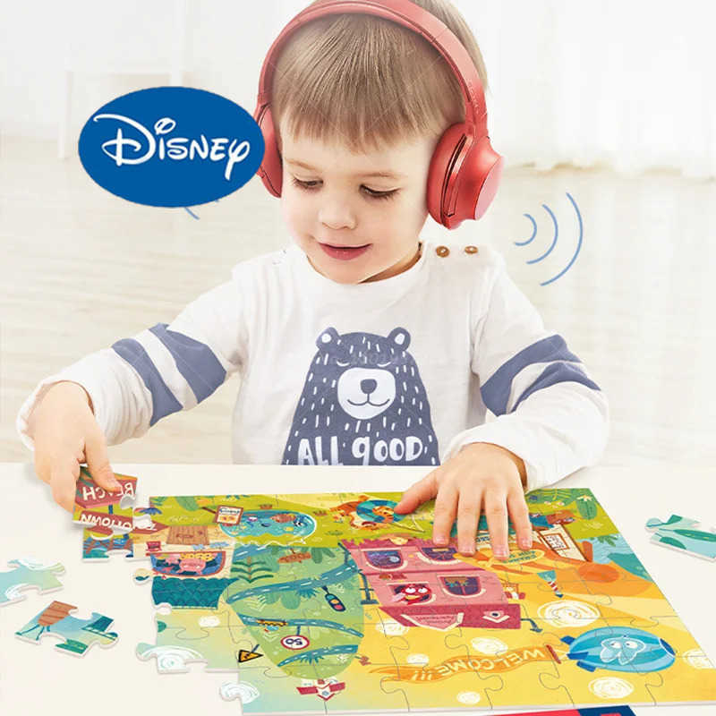 Disney 300/500/1000 Pieces Cartoon Game DIY Wooden Puzzle Mickey Minnie Mouse Model Assembled Jigsaw Puzzle Educational Toys Kids Gifts Z250417