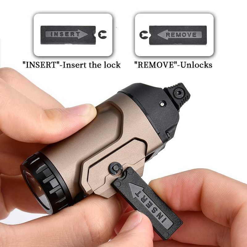 Tactical FOXTROT2R 700 Lumen Universal flashlight Multifunctional outdoor rain splash prevention FOXTROT Pistol Light M251117