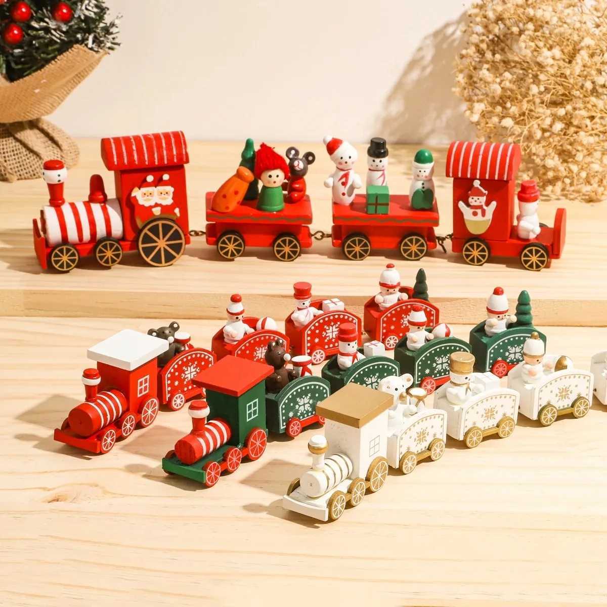 Christmas Train Merry Christmas Decorations For Home 2025 Cristmas Ornament Xmas Navidad Noel Gifts Happy New Year 2026 Gifts J251117