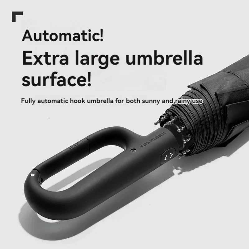 Ring Buckle Design 20 Rib Fully Automatic Umbrella for Men Folding Extra Large Strong WOMENS Sunshade Double Umbrella C251117