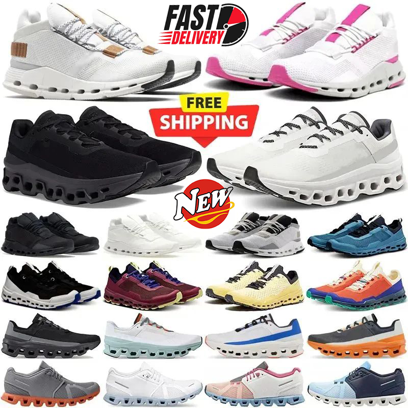 Ons Free Shipping Running Shoes Cloudes Men Trainers x3 x5 Monster Sneakers Black White Grey Outdoor Sports Platform Loafers Mens Womens Casual Shoe Chaussures 36-45