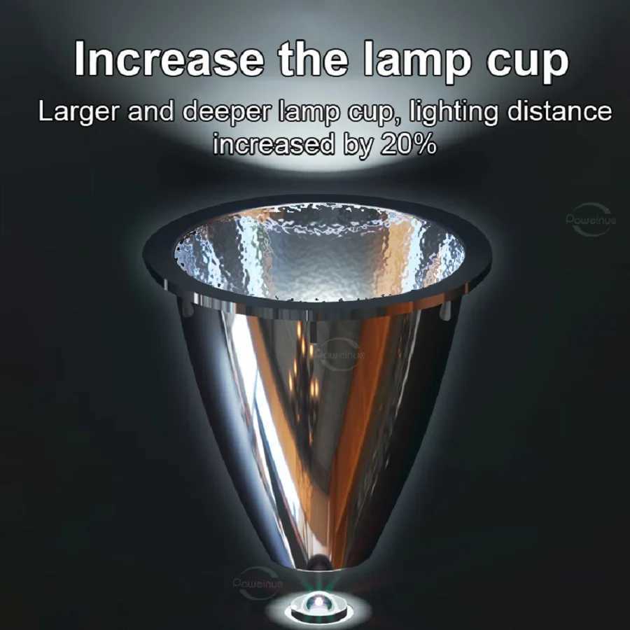 Newest XHP360 Professional Diving Flashlight IPX8 Underwater Lamp High Power LED Flashlights Powerful Scuba Diving Torch Lantern M251117