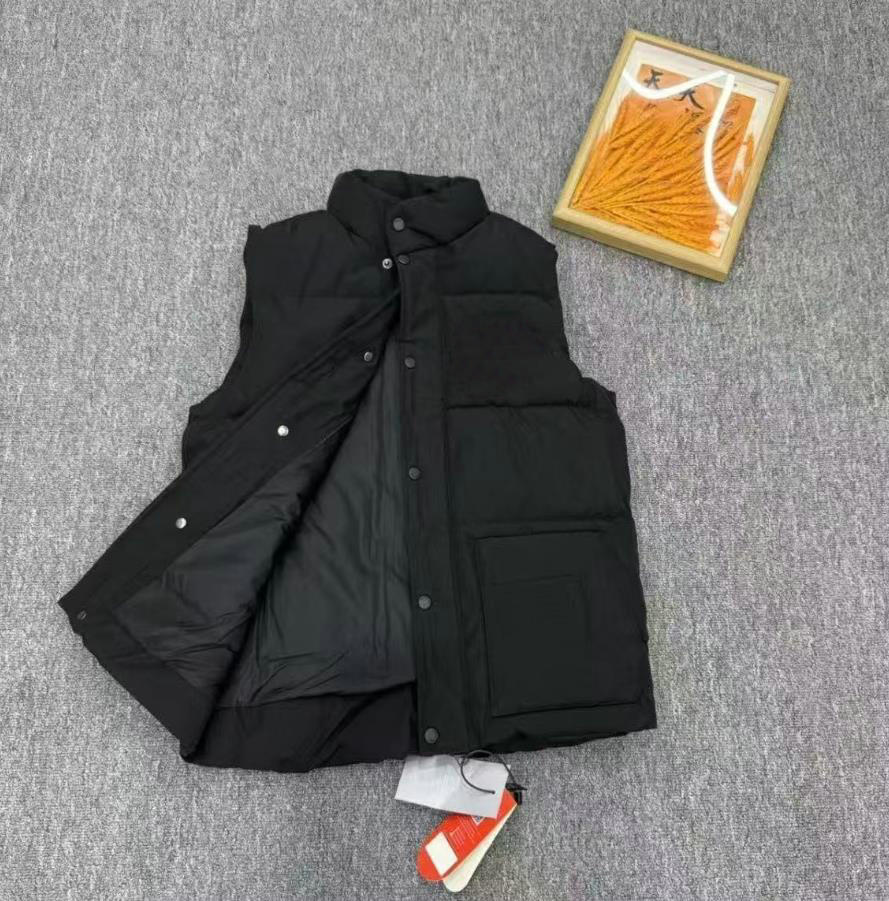 Autumn Winter Vest Men's Cotton Jackets New Star Same Style Overcoat Clothing Luxury Classic High-quality Men s Casual Coat Women Top Outwear Clothes A006