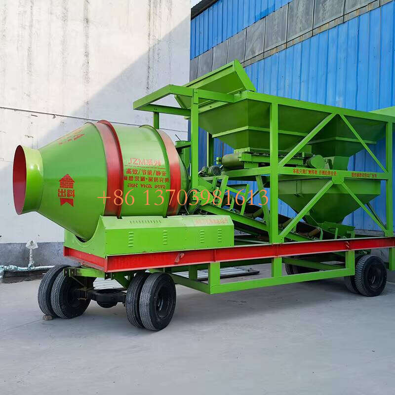 Ready Mix Concrete Plant with 4 Aggregate Bins, Automatic Cement Proportioning System for Sale