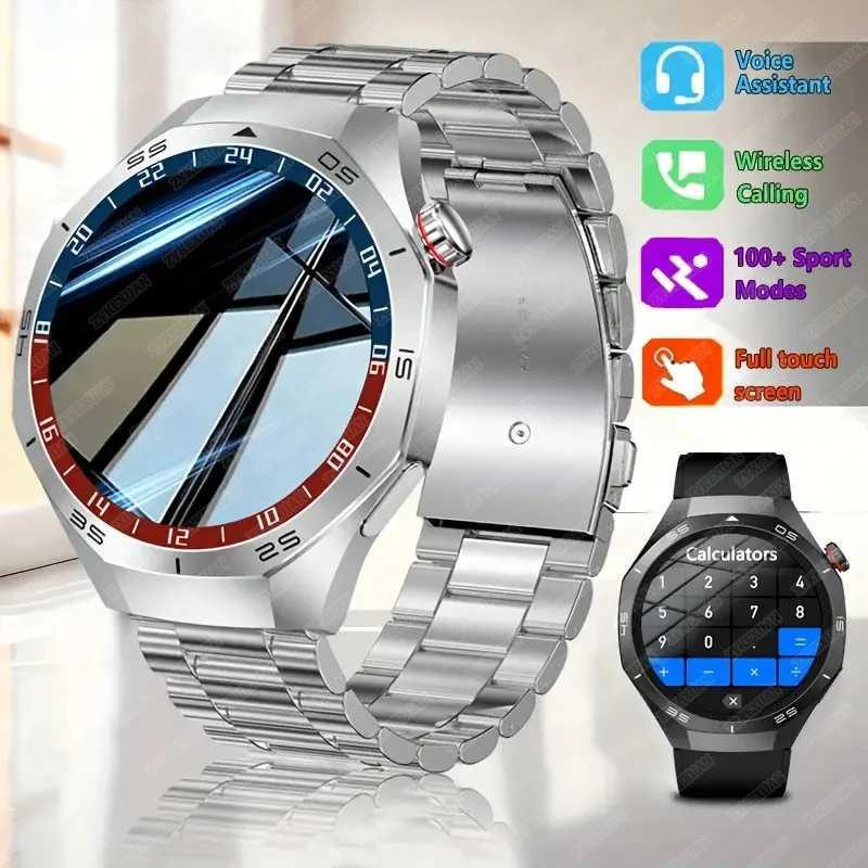 2025 New For Watch GT5Pro Military GPS Smart Watch Men Full Touch Screen Sport Fitness HealthTest Voice Call SmartWatchM251117