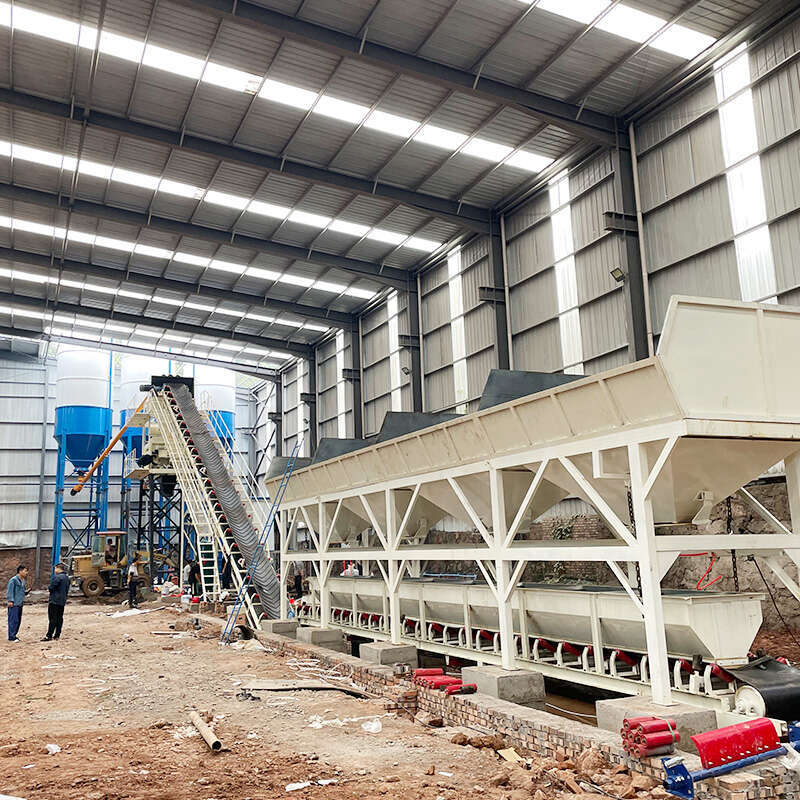 Concrete Mixing Station 25m3/H Mobile Concrete Batching Plant