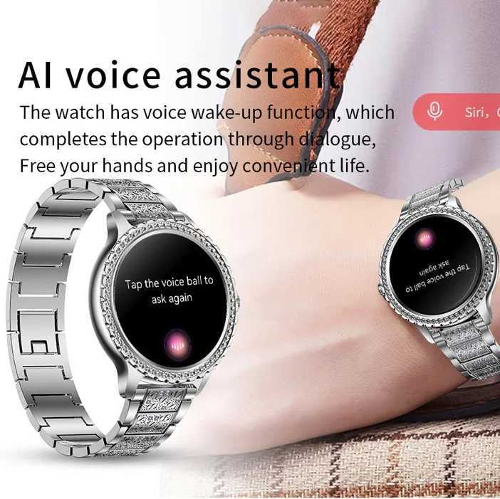 2025 New Blue Tooth Call Woman Smart Watch Man Sports Fitness Bracelet Waterproof Body Temperature Smartwatch For Android IOSM251117