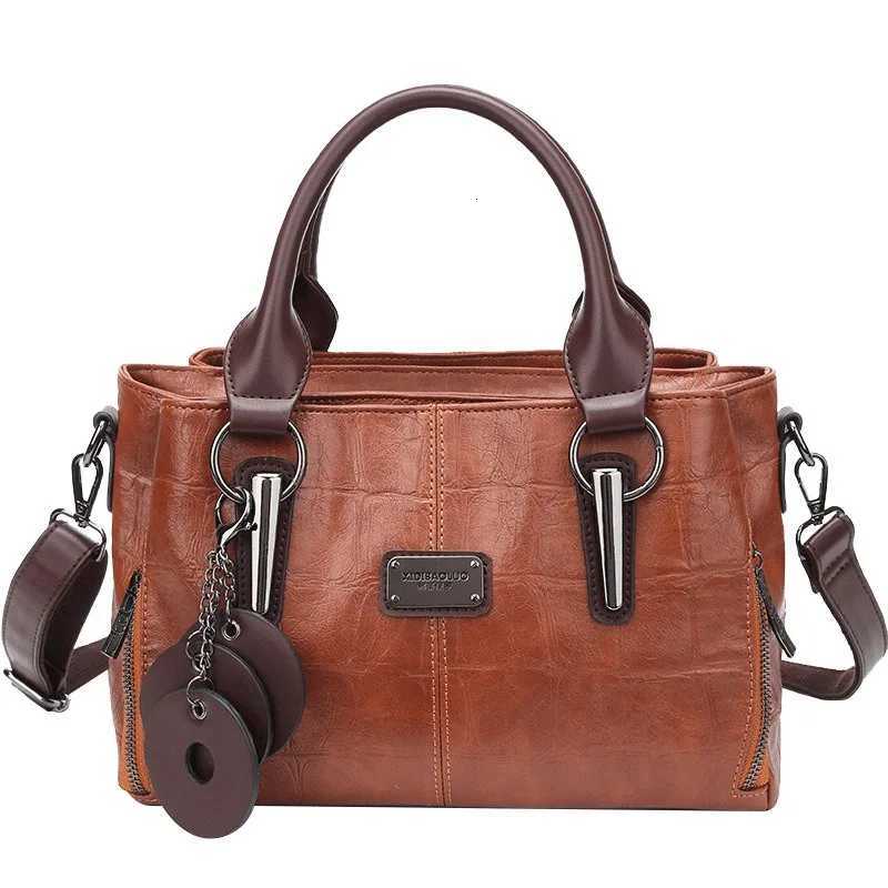 Nesitu Large Capacity Women Handbag Purse Lady PU Leather Shoulder Messenger Bag Vintage Large Capacity Black Brown Green M301W251115