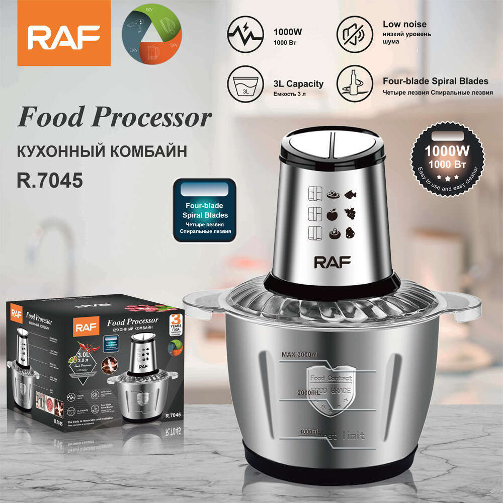 European household 3L commercial electric grinder, large capacity filg hine, garlic beater, meat beater
