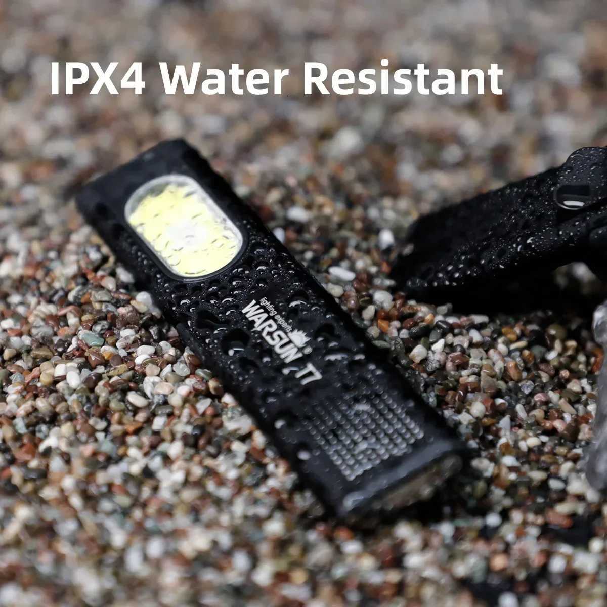 Keychain Flashlight USB-C Rechargeable 800Lm Multifunctional Lighting Durable Mini Auto Repair Hat Clip Work Light LED M251117