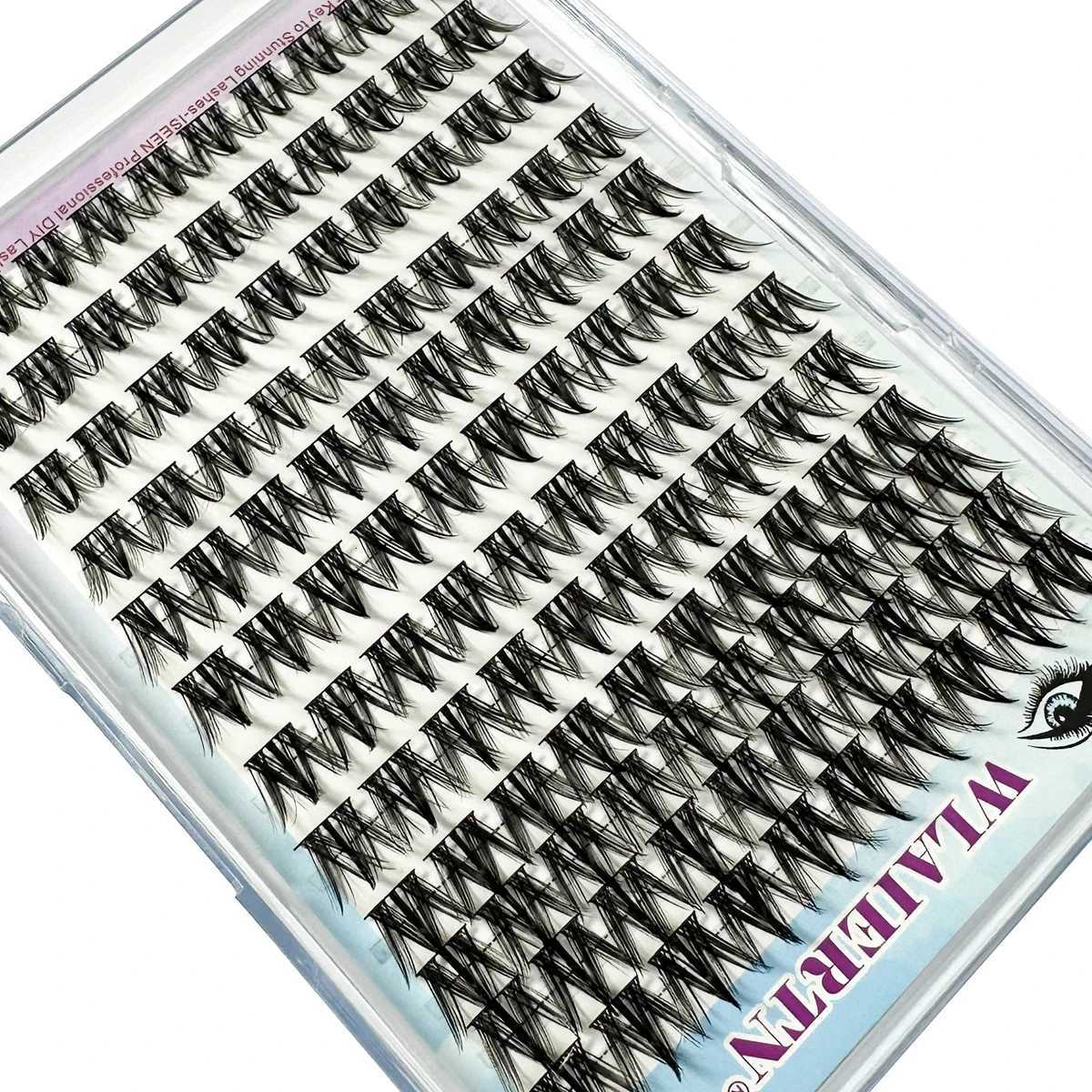 3D DIY Segment False Eyelashes Manga False Eyelash Natural Anime Eyelash Cosplay 3D Spiky Wispy Thick Reusable Cluster LashesT251117