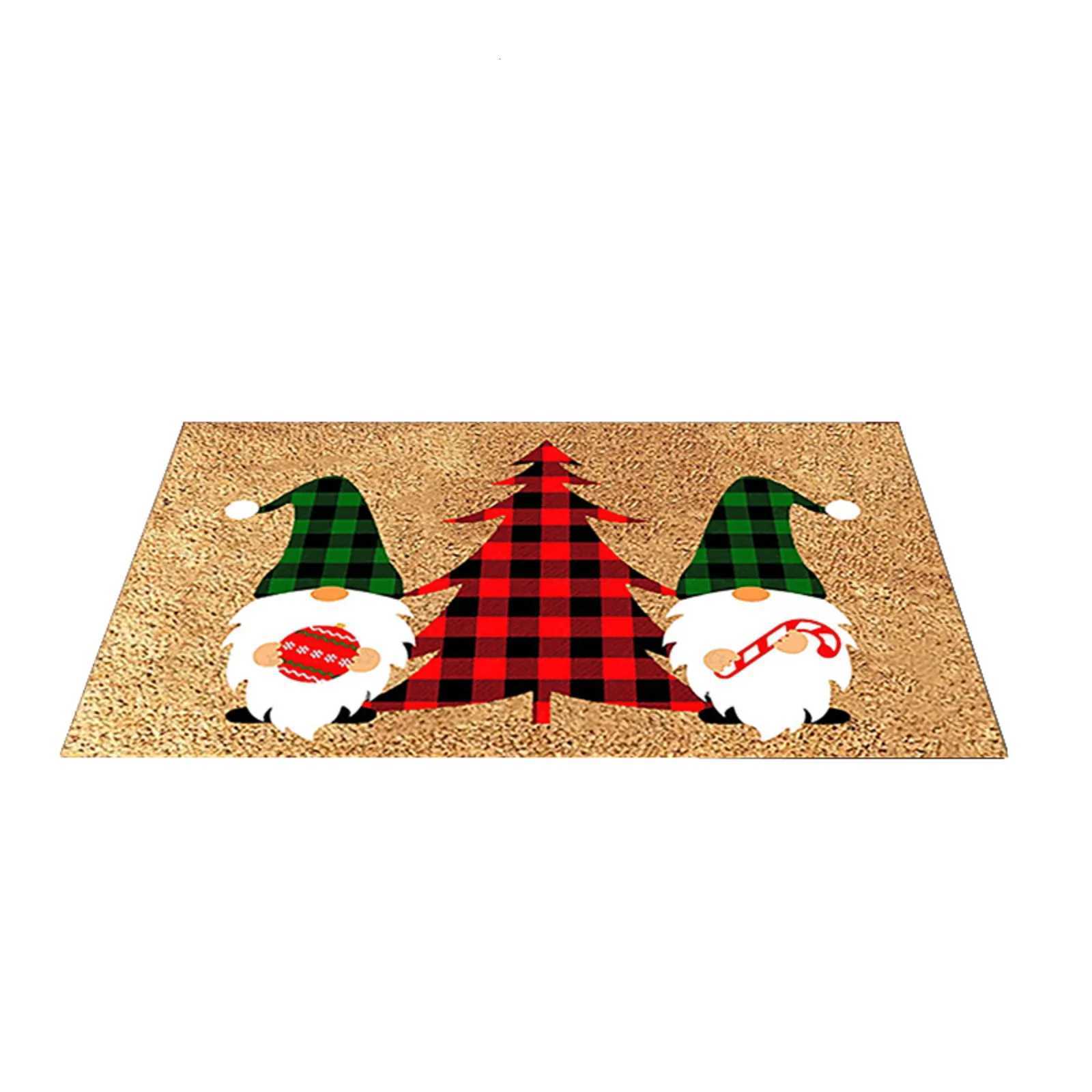 Christmas Floor Mat Merry Christmas Decoration Entrance Doormat Bedroom Bath Toilet Anti Slip Carpet for Home New Year Gift 2026M251117