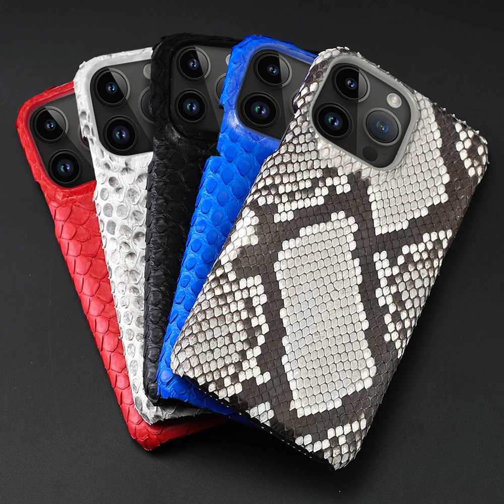LANGSIDI 100 Genuine Python Leather Phone Case For iPhone 17 Air 16 11 12 13 14 15 Pro Max 17Pro 16Pro Luxury Back Cover J251202