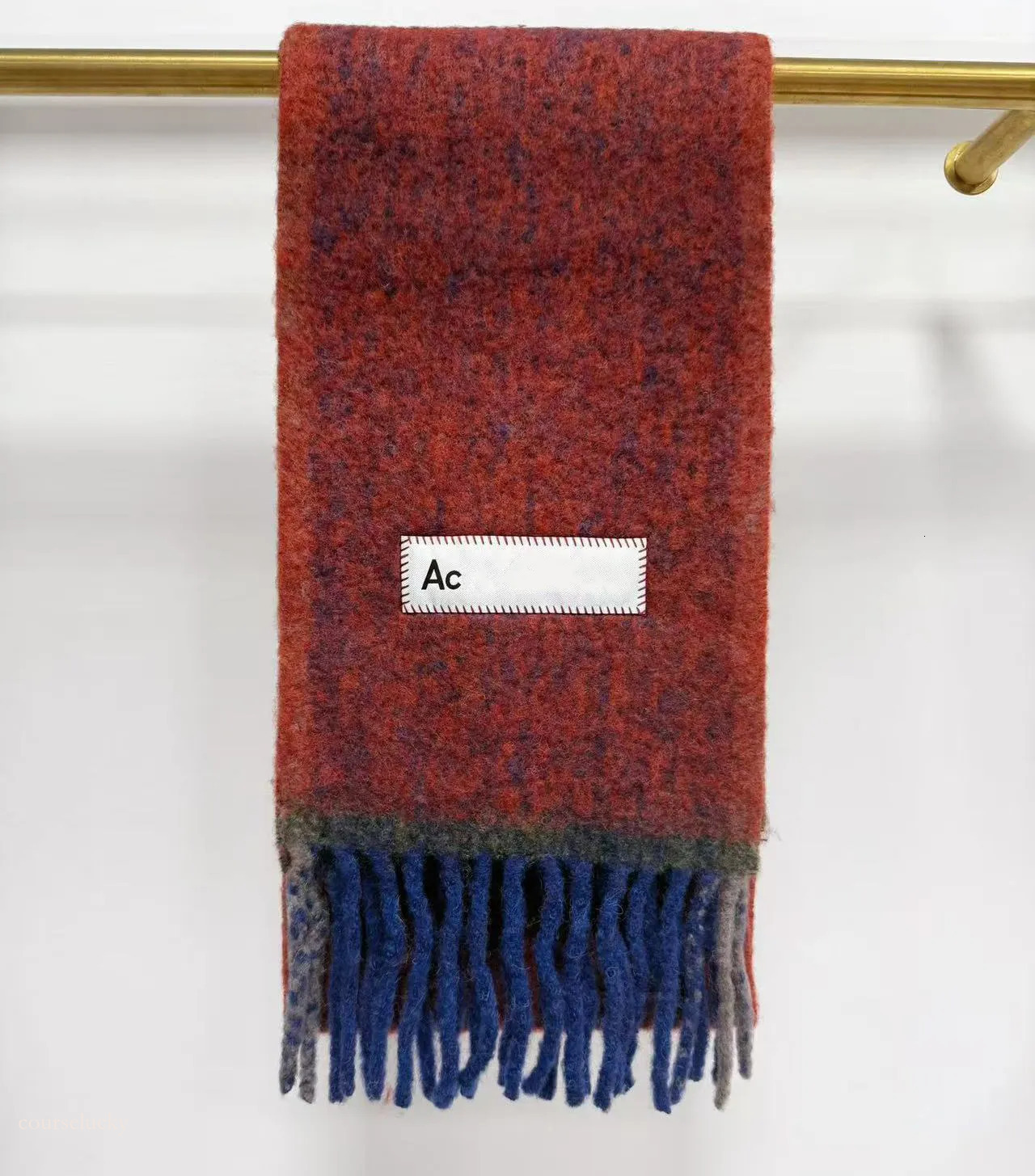 Scarves Designer Acnes Scarf Luxury Scarves Wool Double Sided Large Letter Silk Scarf For Women Men Silken Scarf Scarves Top Quality Silk Color-Blocking 9Ef