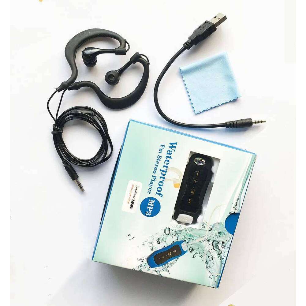 003 Waterproof Ipx8 Clip Mp3 FM Radio Stereo Sound 4G/8G Swimming Diving Surfing Cycling Sport Music Player