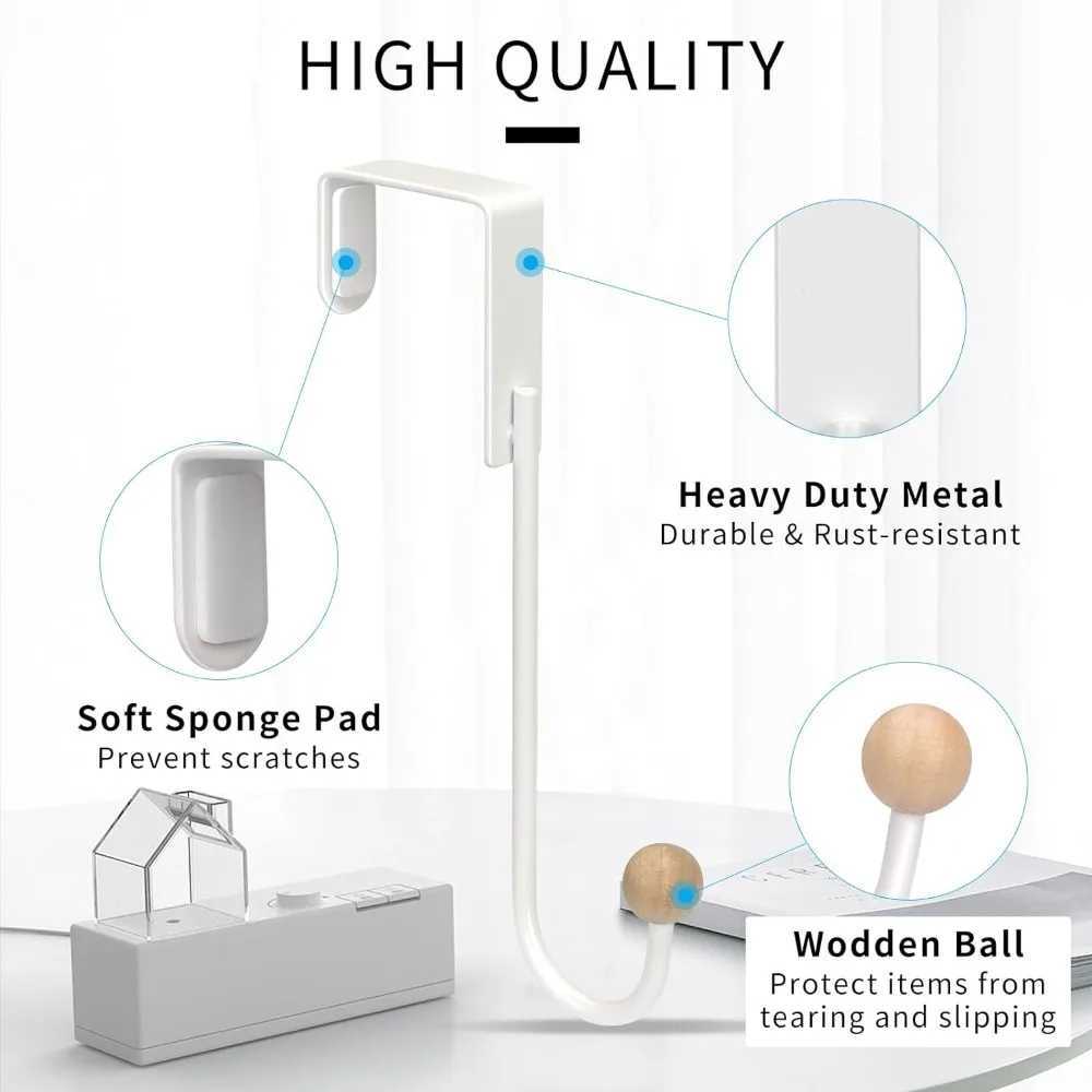 Over The Door 4 Pack Door Hanger Heavy Duty Hook Coat Rack Bathroom Kitchen Hanging Home Organization Storage Holder C251117