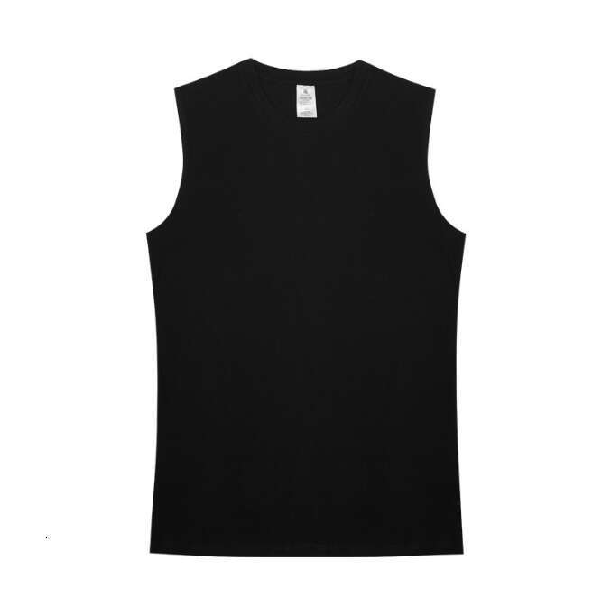Men's outdoor casual summer T-shirt top, men's and women's base shirt, short sleeved vest T-shirt, cotton customized summer vest
