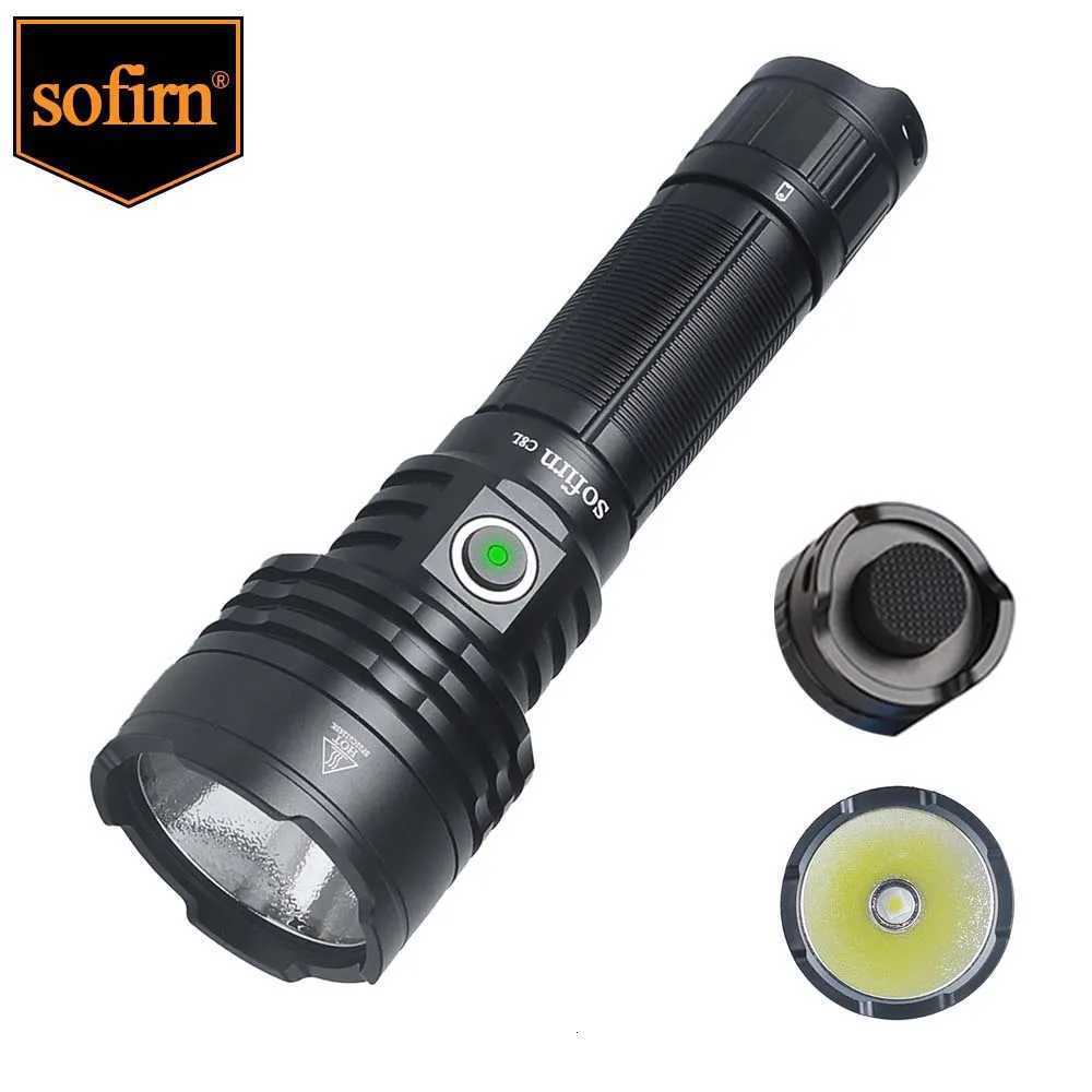 Sofirn C8L 3100lm Flashlight Powerful Tactical USB-C Rechargeable XHP50D HI LED 21700 Torch EDC Outdoor Hunting Lantern M251117