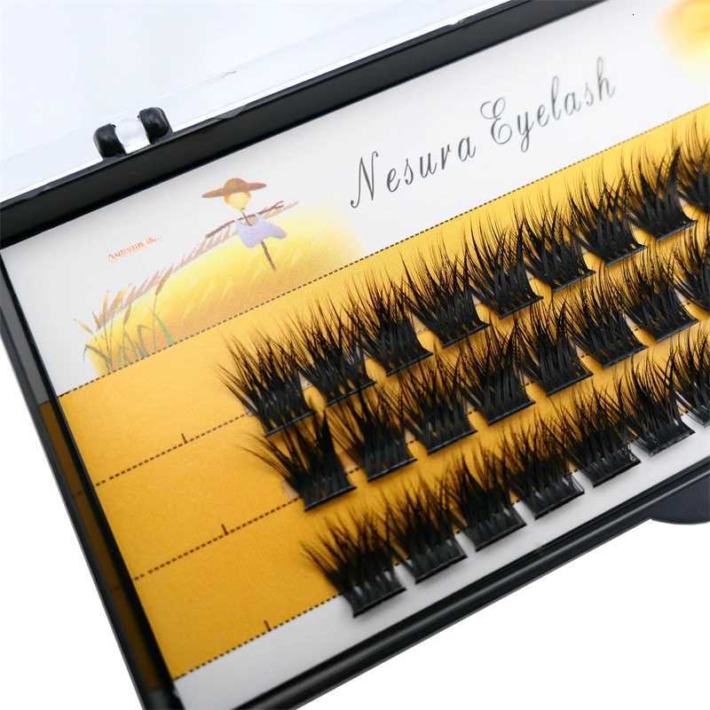 1 Box of 36 Clusters Segmented False Eyelashes Volume C 3D Eyelashes Natural Eyelash Extensions Makeup Eyelash ToolT251117