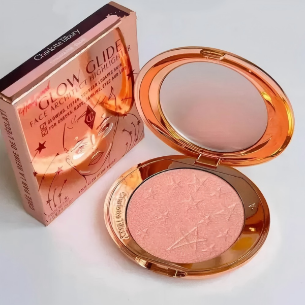 2 Colors Face Highlighters Hollywood Pearlescent Glow Champagne Glow Face High-light Contouring 3D Shaping Concealer Makeup