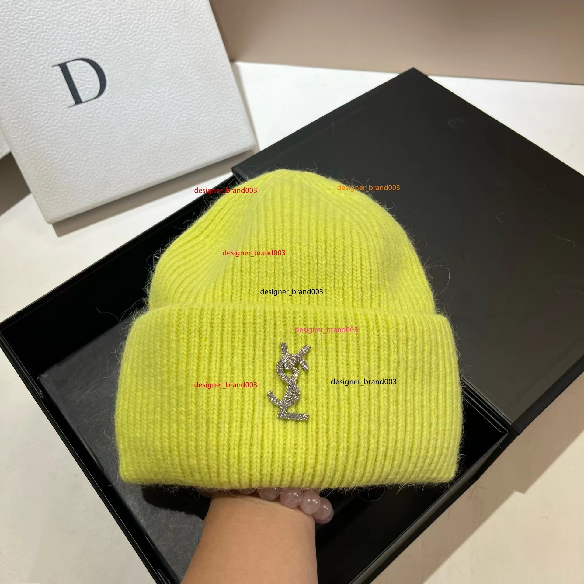 Beanie Designer Beanie Luxury Beanie Knitted Hats Fur Knitted Hats Fashion Leisure Knitted Beanie Quality Winter Hats Christmas Saints Laurents ysl VDEE