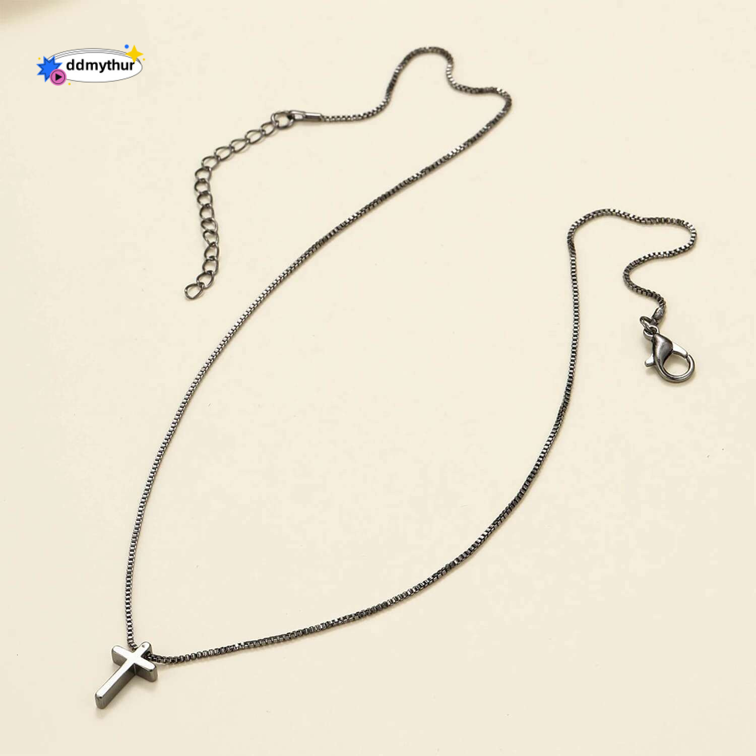 Personality Crosses Necklace Chain On The Neck Stainless Steel Necklaces For Men Women Accessories Fashion Jewelry ddmythur