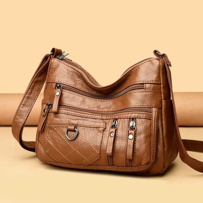 Stylish Trendy Fashionable Crossbody Purse Bag With Unique Letter High-End Minimalist Vintage For Women Casual LeatherW251117