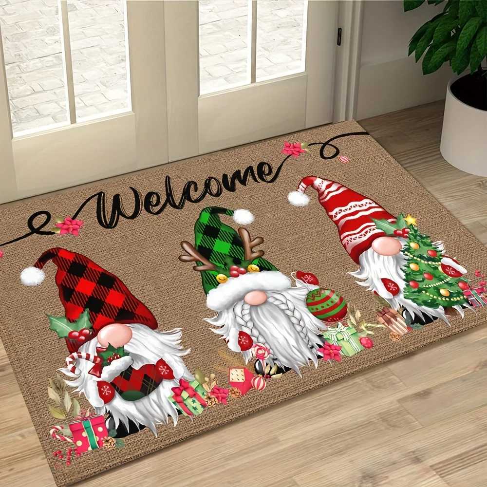 VIKAMA Christmas Carpet Filled With Christmas Gifts Carpet Doormat Welcome Carpet Outdoor Doormat Room Rug Christmas DecorationM251117