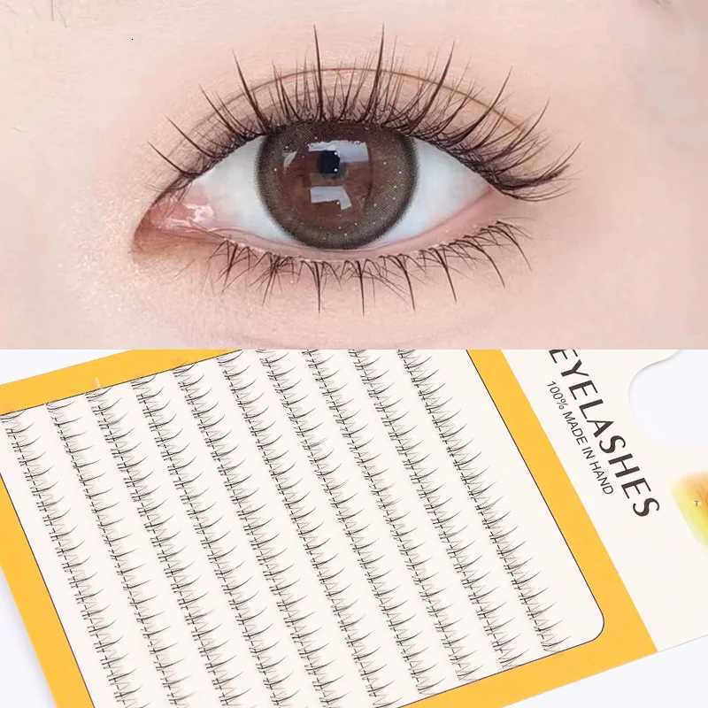 Grafting World Transparent Lazy Little Flame Under Eyelashes Simulation Comic Book Ittle Wildcat Sunflower False EyelashesT251117