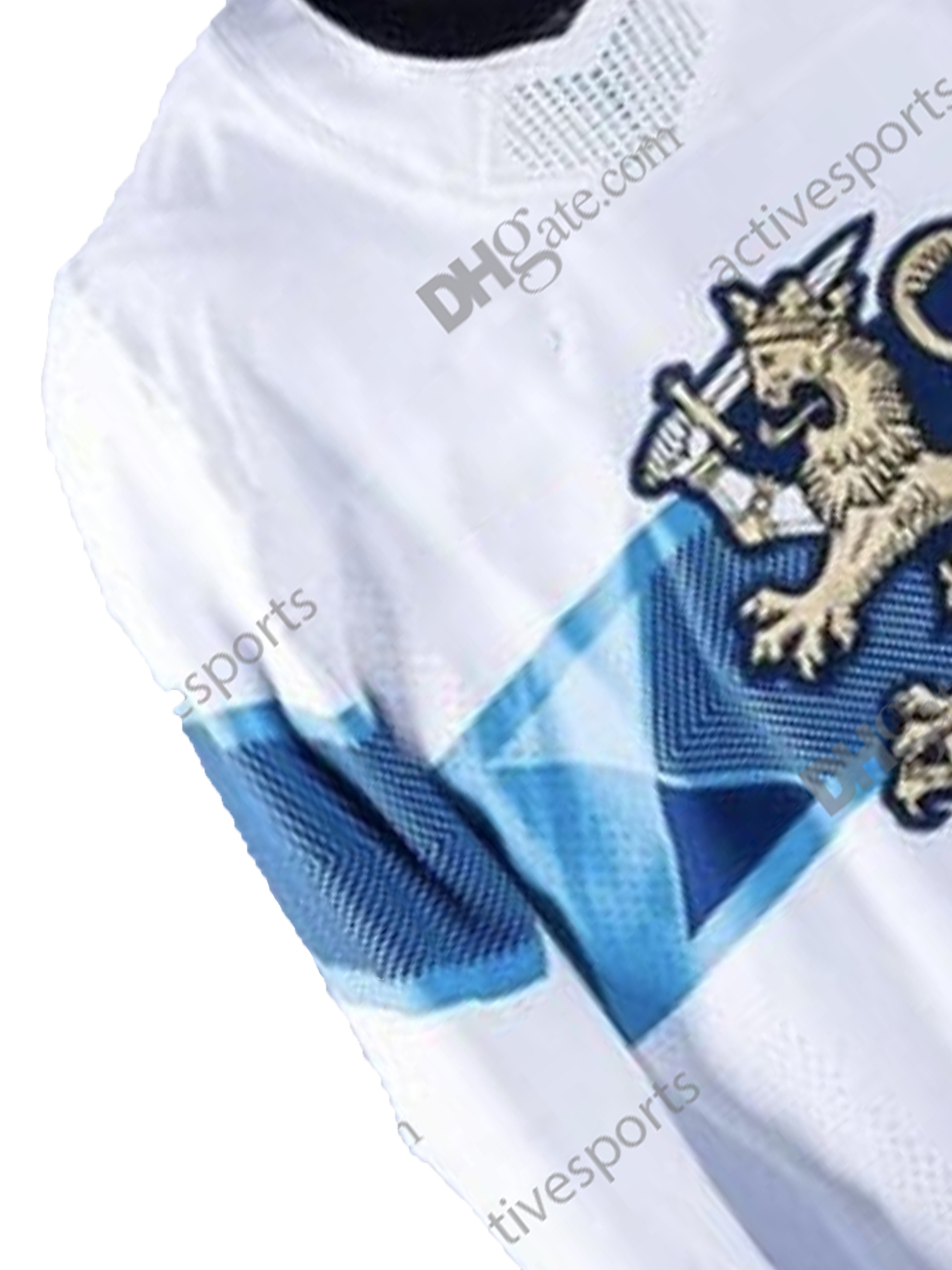 Custom 96 Rantanen Team Finland Jerseys Teravainen Barkov Aho Granlund Stitched Name Number Hockey