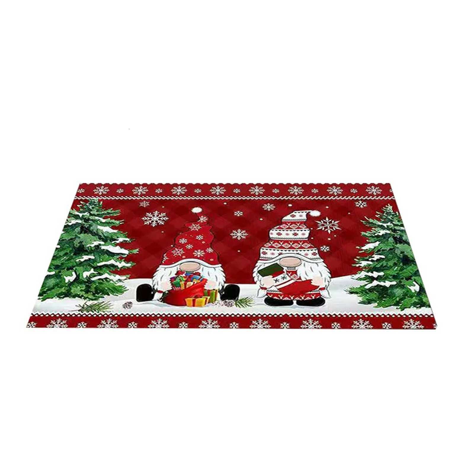 Christmas Floor Mat Merry Christmas Decoration Entrance Doormat Bedroom Bath Toilet Anti Slip Carpet for Home New Year Gift 2026M251117
