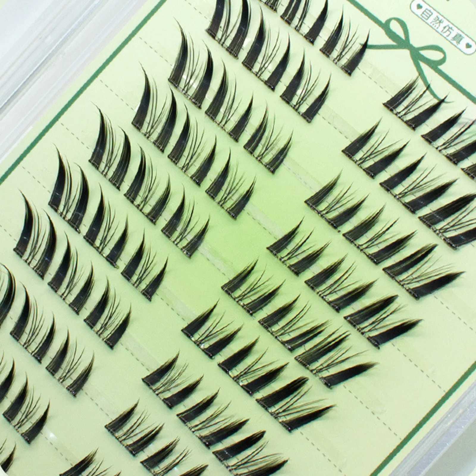 No Glue Need False Eyelashes 10-13mm Lash Clusters C Curl Comic Eyelash Extension Fox-shaped Flying Wispy False EyelashT251117