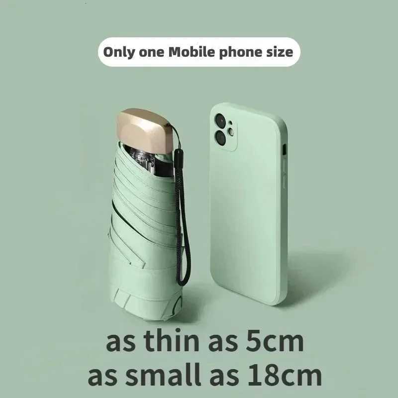 55 Off Mini Sun Umbrella Small Pocket Rain Umbrella Vinyl Folding UV Ultraviolet Protection Sun Shade Pocket Parasol Capsule C251117