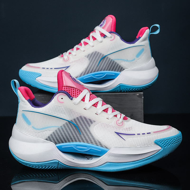 Free Shipping design Basketball Shoes High Quality Sneakers Anti-slip and wear-resistant Shock absorption Light Breathable Mesh Sport Shoes for Men