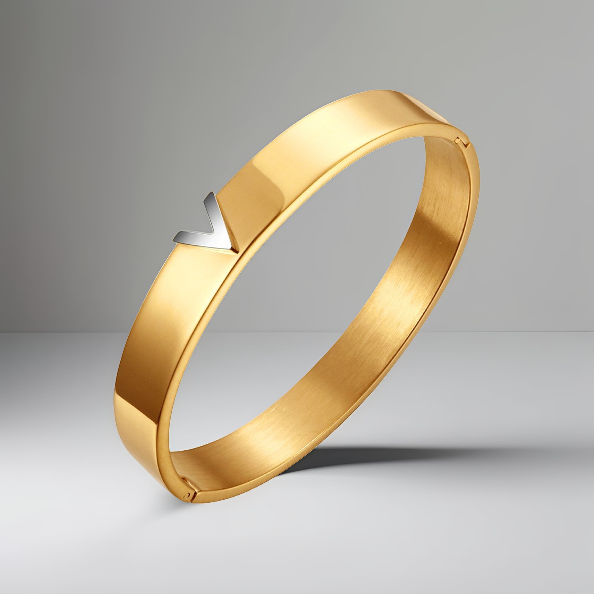 Exquisite And Minimalist Geometric Design Bracelet Stainless Steel Material Fashionable And Versatile Bracelet Suitable For Holiday Gift Bracelets