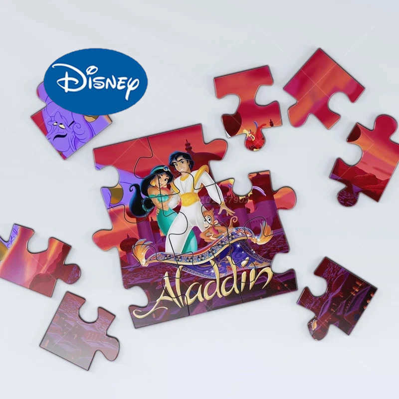 Disney 300/500/1000 Pieces Cartoon Game DIY Wooden Puzzle Mickey Minnie Mouse Model Assembled Jigsaw Puzzle Educational Toys Kids Gifts Z250417