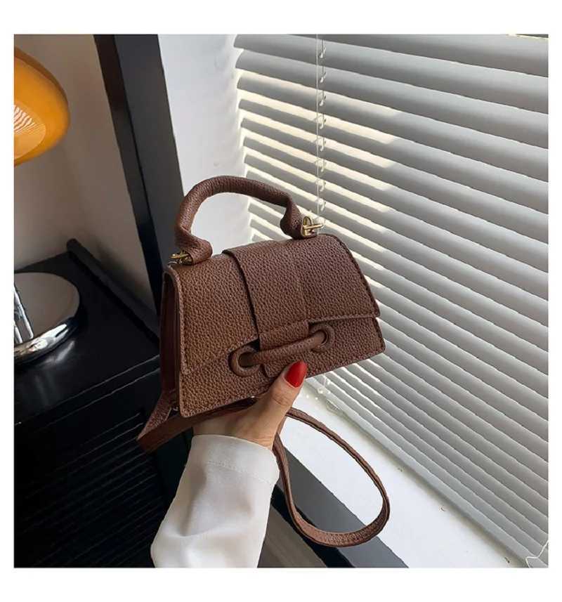 Mini Messenger Shoulder Bag Fashion Designer PU Handle-top Crossbody Bag Female Trendy Square Leather Pouch Coin Purses Z250512