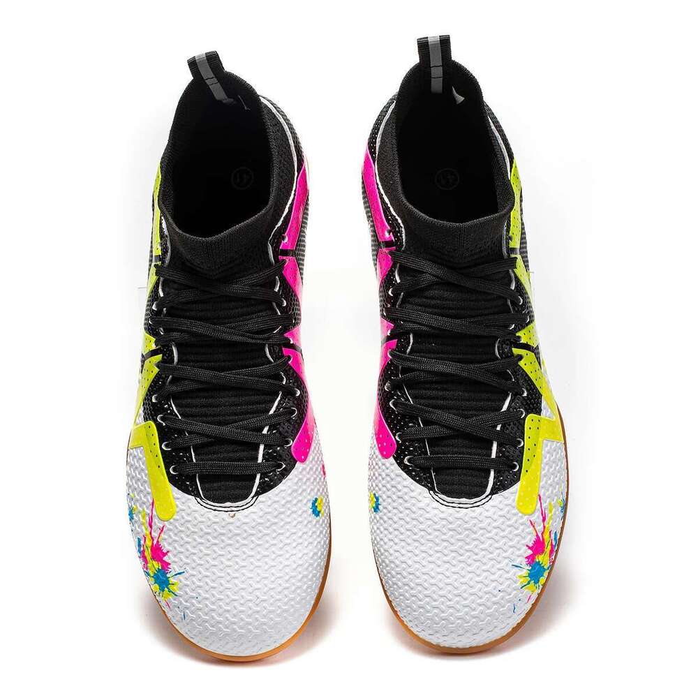Professional Men's Indoor Flat Bottomed Football Adult Durable Comfortable Training Teenagers Non Slip Soccer Shoes