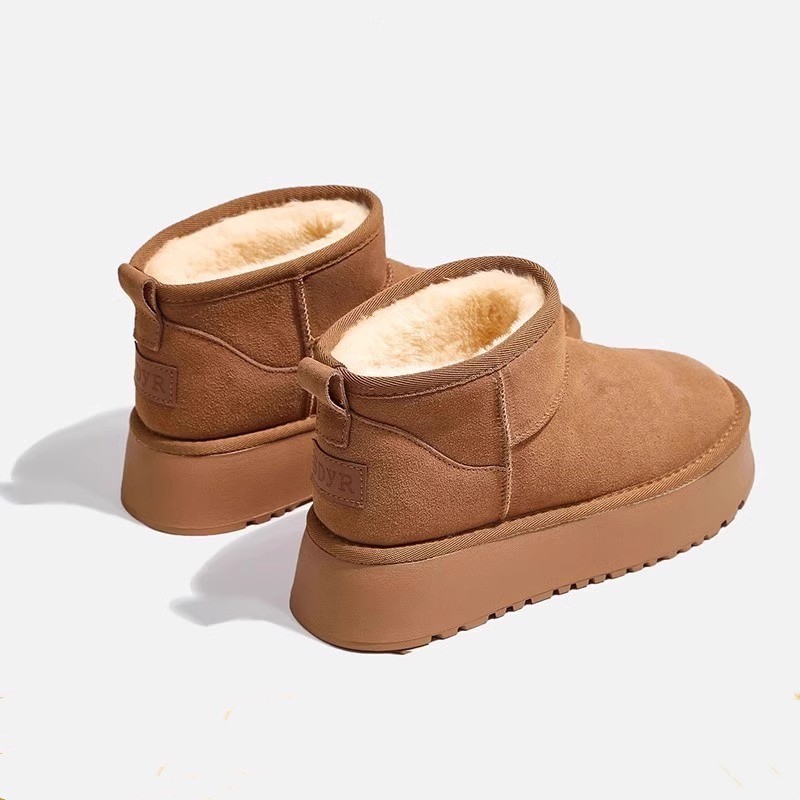 Free Shipping Designer Casual Shoes Thick soled anti slip snow boots for women new winter warm plush thick cotton shoes Classy