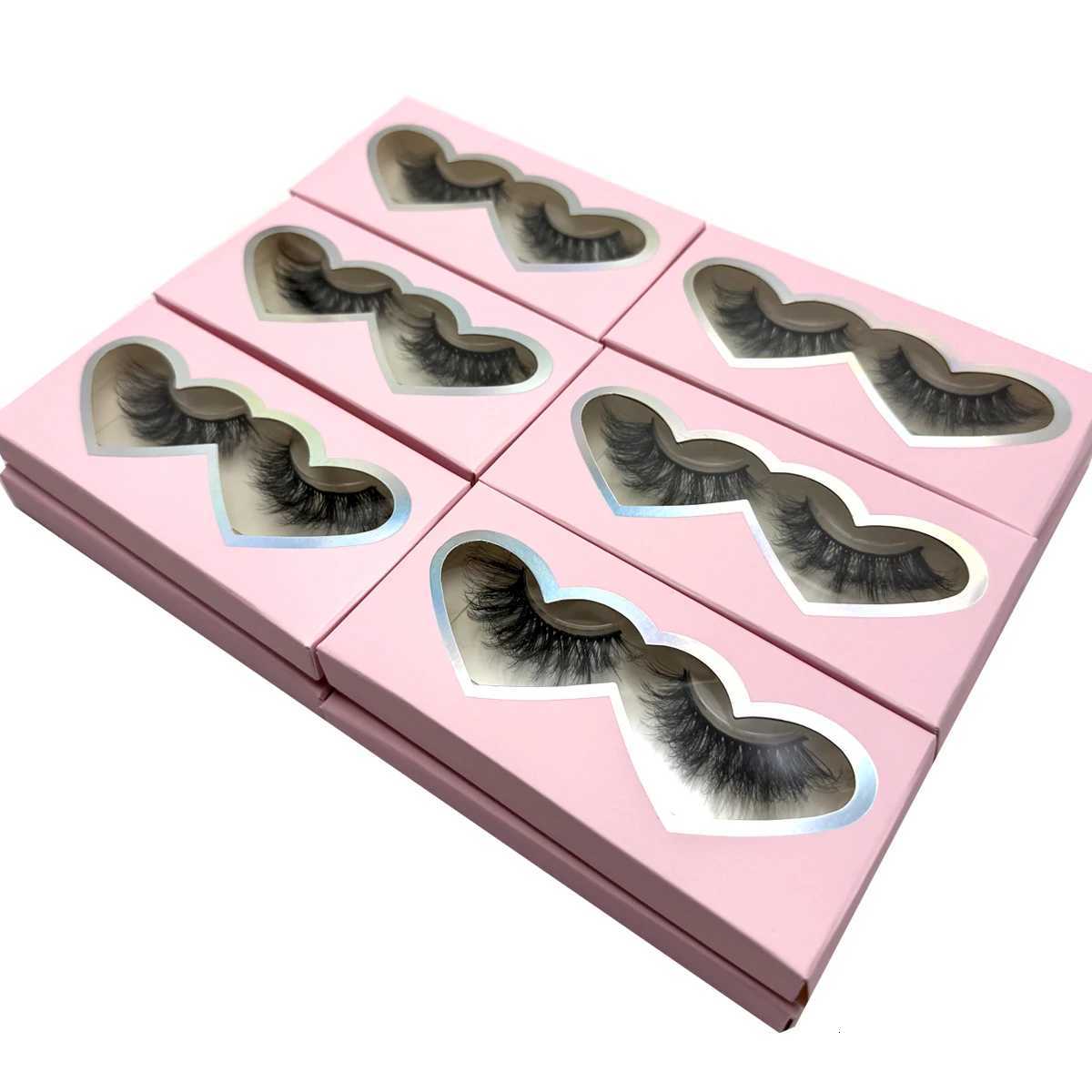 12 Pairs 3D Mink Eyelashes Fluffy Dramatic Eyelashes Makeup Wispy Mink Lashes Natural Long False Eyelashes Thick Fake LashesT251117